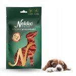 NEKKO koerte maiused pehmed ribad pardiliha ja riisiga, 80 g