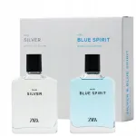 Meeste parf&uuml;&uuml;mid ZARA SILVER + BLUE SPIRIT 2 x 100 ml
