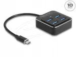 USB-C jaotus Delock 64191, 4x USB-A, 10 Gbps, USB 3.2 Gen 2