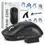 Traadita m&auml;nguhiir Attack Shark X3PRO, must, 2.4 GHz, BT, USB-C