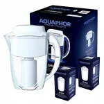 Veefiltri kann Aquaphor J.SHMIDT 500, 2,8 l, 2 kassettiga, valge