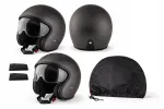 Avatud motorratturikiiver Jet ULTIMATE SPEED XL 61 cm, grafiithall, visooriga, ECE 22.06