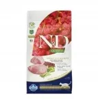 N&D GF Quinoa Weight Management kuivtoit kassidele lambaliha ja brokoliga, 300g