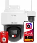 P&ouml;&ouml;rlev WiFi-kaamera Hikvision PTZ-N2C400I-W(W), 4MP, HiLook 64GB kaardiga