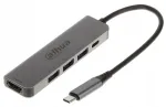 DAHUA TC35 USB-C multifunktsionaalne adapter dokiga