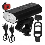 Jalgratta LED tuli 1300 lm ees ja taga, 5200 mAh, USB-laetav