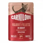 Carnilove kassitoit kassipoegadele k&uuml;&uuml;likuga kastmes, 85 g