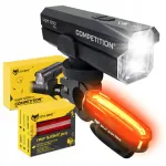 Jalgratta laternate komplekt LED ees ja taga USB-C 1200LM
