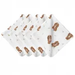 Musliinist m&auml;hkmed 38 x 38 cm, puuvill, 5 tk