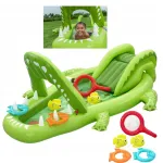 Bestway CROCODILE veem&auml;nguala 234x163x87 liuguri ja du&scaron;ialusega