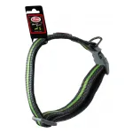 Koera kaelarihm Pet Nova, hall, helkur, suurus S, 1,5 x 25&ndash;40 cm