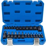 TORX/TORX-E otsikute komplekt 1/4&Prime; 3/8&Prime; 1/2&Prime; 25 osa