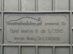 Opel Meriva B 2010&ndash;2017 esimesed kummimattid autole
