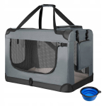 Koerte transpordikott CARRY BAG hall XL keskmise suurusega koertele 56x81x58 cm