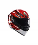 Motorratturi kiiver AGV K1 S Lion, must/punane/valge, suurus M