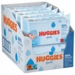 Niisked salvr&auml;tikud Huggies Pure, 12 x 48 tk