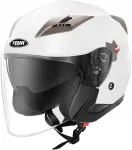 Motorratturi kiiver YEMA YM-627, valge, suurus L (59&ndash;60 cm)