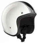 Bandit Jet Race avatud kiiver, valge/must, 850 g, DOT sertifikaat