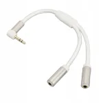 K&otilde;rvaklappide adapter 3,5 mm Y, 1 isane &ndash; 2 emast stereo 7V