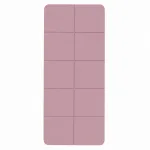 Kokkupandav spordimatt kandekotiga, roosa, 183x80x0,8 cm