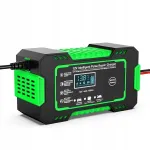 Automaatne akulaadija LCD-ekraaniga, 12V 6A