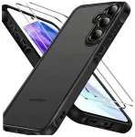 Samsung Galaxy A55 5G matt&uuml;mbris karastatud klaasiga kaamera kaitseks