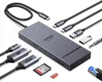 UGREEN REVODOK USB-C portide jaam, 2x HDMI, DP, PD 100W, 10Gbps