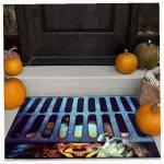 UKSENATU HELLOWEEN naljaka klouniga, libisemiskindel, 40x60 cm