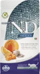 N&D Ocean kuivtoit kassidele, heeringa, k&otilde;rvitsa ja apelsiniga, t&auml;iskasvanud, 1,5 kg