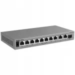 V&otilde;rgul&uuml;liti REYEE RG-ES211GS-P, 8 PoE porti, 2 uplinki, 1 SFP
