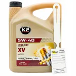 Mootori&otilde;li K2 TEXTAR XV-C3 5W40, 5 l, SN C2/C3, DEXOS 2, MB 229.31/51, ripatsiga