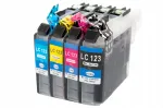 Tindikassetid BROTHER LC-121/123 XL, 4 tk.