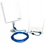 V&auml;line WiFi SKY aktiivantenn 10 km koos WiFi ruuteriga