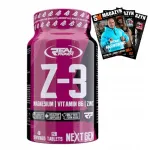Toidulisand REAL PHARM Z3 120 tbl ZMA testosterooni tugevdaja