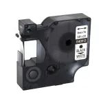 DYMO D1 40913 liimiriba, 9 mm x 7 m, must valgel