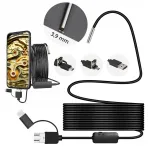 Endoskoopiline inspekteerimiskaamera 720p USB 3,9mm 5m