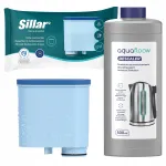 Veefilter Saeco Philips kohvimasinale ja 0,5 l katlakivieemaldusvahend masinale