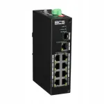 BCS LINE BCS-L-SP0801G-1SFP(2) v&otilde;rgul&uuml;liti, 9 porti, PoE