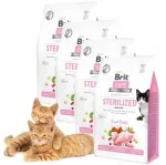 Kassitoit Brit Care Grain-Free Sterilized Sensitive j&auml;neselihaga, 4 x 400 g