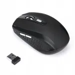MATO juhtmevaba hiir 2.4GHz must Nano USB