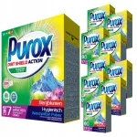 Pesupulber PUROX UNIVERSAL v&auml;rvilistele ja valgetele riietele, 490 g, 7 pesukorda, 10 tk.