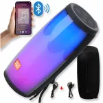 Kaasaskantav traadita Bluetooth k&otilde;lar, must, USB, FM raadio