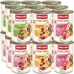 Animonda GranCarno Adult koerakonservide komplekt, 18 x 400 g, 6 erinevat maitset siseorganitega