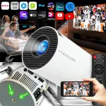 Full HD LED-projektor Androidi, WiFi6, Bluetooth, 2m HDMI-ga