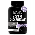 Atset&uuml;&uuml;l L-Karnitiin Bandini 1000 mg, 60 vegankapslit