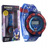 Laste sinine digitaalne Sonic Prime LCD-kell