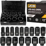 JCB 3/4" pneumaatilise v&otilde;tme 17&ndash;50 mm padrunite komplekt, 16 osa