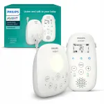 Lapse j&auml;lgimisraadio PHILIPS AVENT Nanny DECT, valge, kahepoolne side
