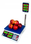 Elektroonilised kaupluse kaalud, 6 kg, legaliseeritud ja kalkulaatoriga
