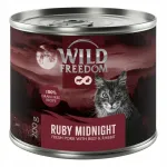 Wild Freedom Ruby Midnight kassikonserv sealiha, veiseliha, k&uuml;&uuml;likuliha, 200 g